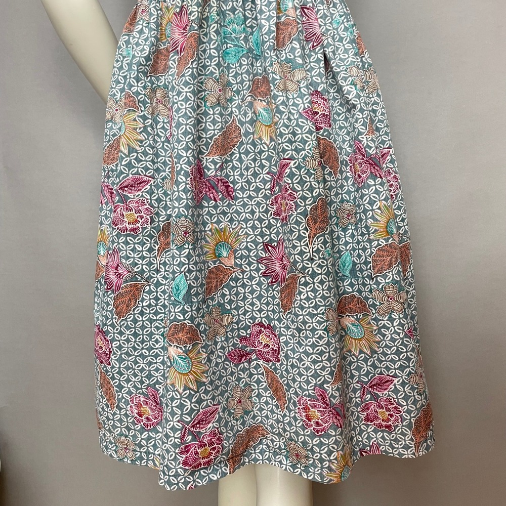 Vintage Reyn Spooner Dress Batik Floral Pattern Hawaiian Cotton Women Small Boho - Picture 6 of 16